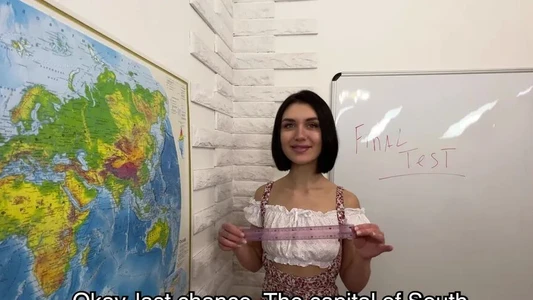 Секс с студенткой - русское порно с разговором на русском